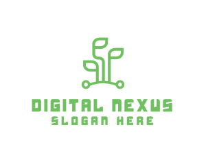 Digital Plant Tech logo design