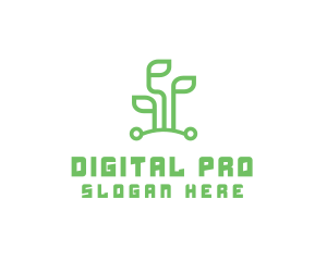 Digital Plant Tech logo design