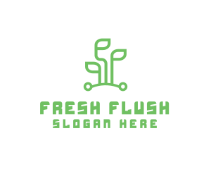 Digital Plant Tech logo design