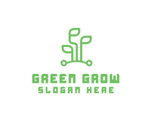 Digital Plant Tech logo design