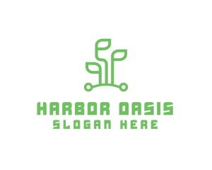 Digital Plant Tech logo design