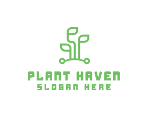 Digital Plant Tech logo design