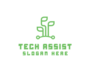 Digital Plant Tech logo design