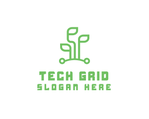 Digital Plant Tech logo design