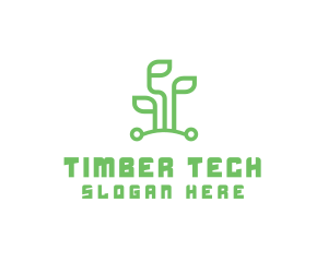 Digital Plant Tech logo design