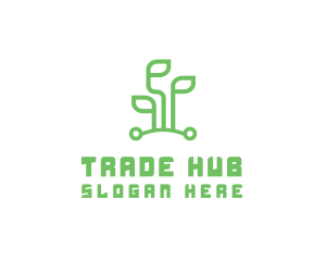 Digital Plant Tech logo design