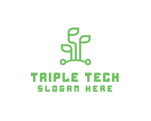 Digital Plant Tech logo design