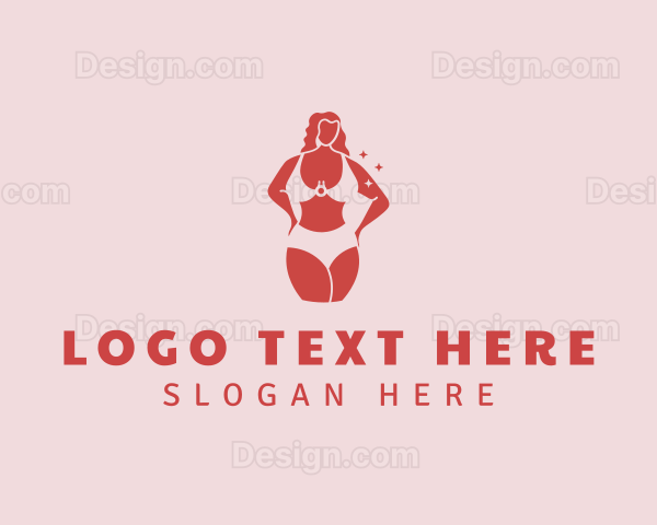 Bikini Lingerie Woman Body Logo