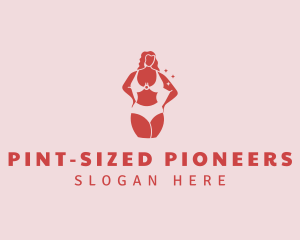 Bikini Lingerie Woman Body logo design