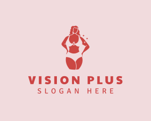 Bikini Lingerie Woman Body logo design