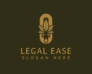 Premium Marijuana Leaf logo