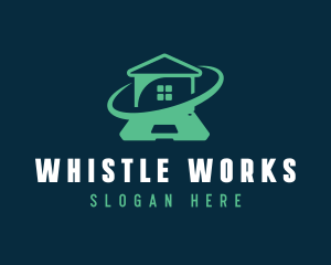 Laptop Home Office logo design