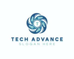 Tech Software Cyber logo design