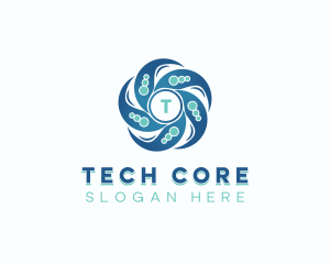 Tech Software Cyber logo design