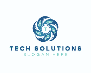 Tech Software Cyber logo design