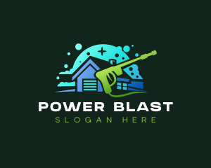 Sanitation Power Wash logo design