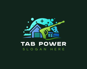 Sanitation Power Wash logo design