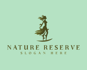 Nature Woman Tree logo design