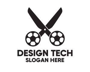 Soccer Ball Scissors  logo