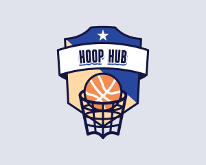 Basketball Sports League logo design