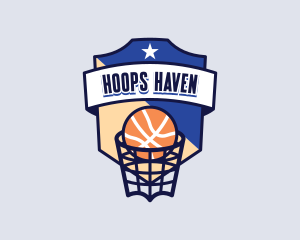 Basketball Sports League logo design