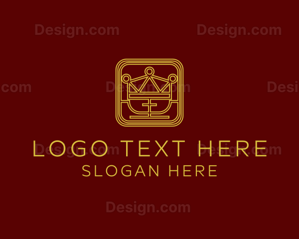 Medieval Royalty Crown Logo