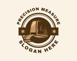 Construction Tape Measure logo design