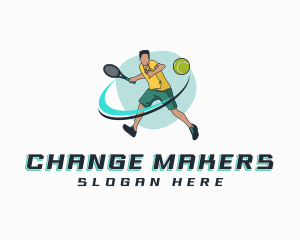 Tennis Player Competition logo design