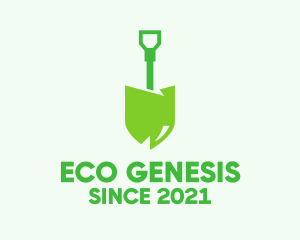 Eco Friendly Shovel  logo design