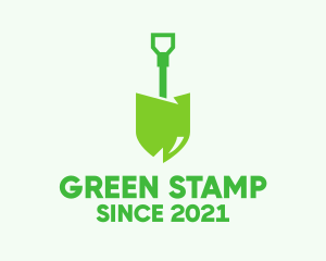 Eco Friendly Shovel  logo design