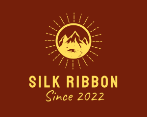 Rustic Sun Mountain  logo design