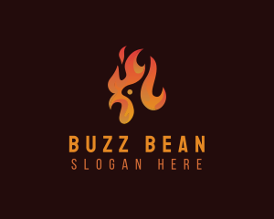 Flame Chicken Grill logo design