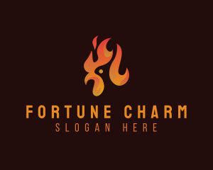 Flame Chicken Grill logo design