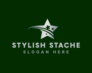 Stylish Star Constellation  logo design