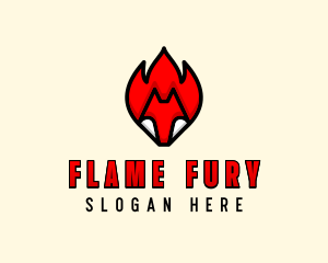 Burning Fire Fox logo