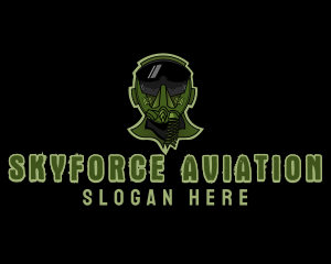 Airforce Pilot Soldier logo