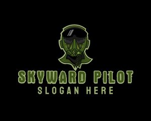 Airforce Pilot Soldier logo