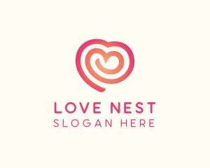 Heart Spiral Foundation logo design