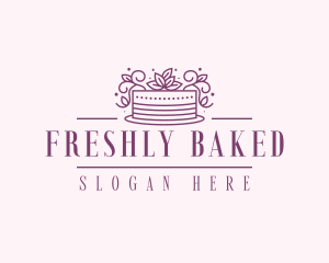 Cake Dessert Baker logo design