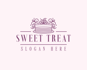 Cake Dessert Baker logo design