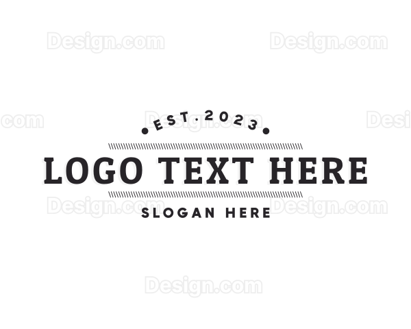 Hipster Generic Business Logo