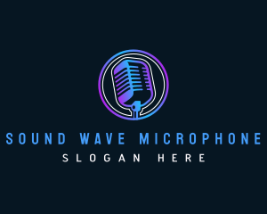 Mic Recording Microphone logo design