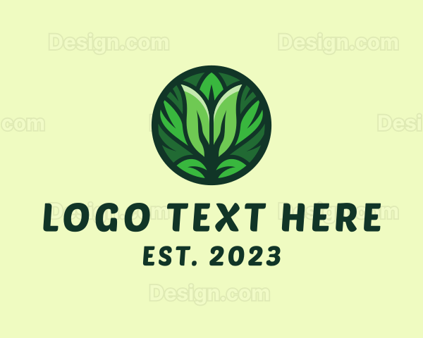 Herbal Leaf Pattern Logo