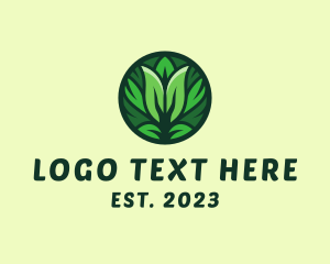 Herbal Leaf Pattern  logo