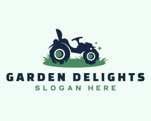 Lawn Mower Yard Equipment logo design