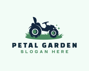 Lawn Mower Yard Equipment logo design