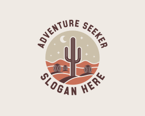 Cactus Desert Adventure logo design