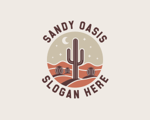 Cactus Desert Adventure logo design