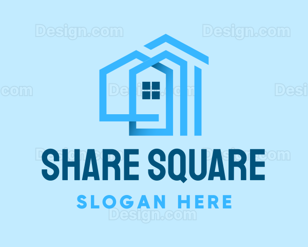 Blue House Real Estate Logo