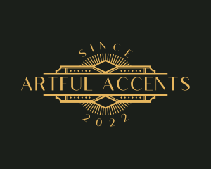 Stylish Luxury Art Deco logo design